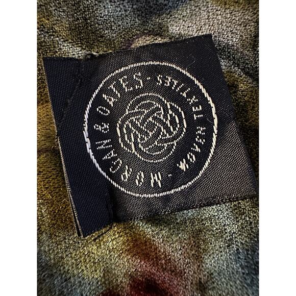 Morgan & Oates Women’s Velvet Scarf Abstract Floral Soft/Earthy/artistic/velvety - Picture 6 of 7